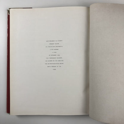 Saint-Philibert de Tournus |  Photographs by Georges de Mire | Text by J Vallery-Radot | M. Girodias, 1955