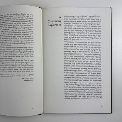 Folio 1968-1971. A bibliography of The Folio Society intro Hugh Williamson, 1972