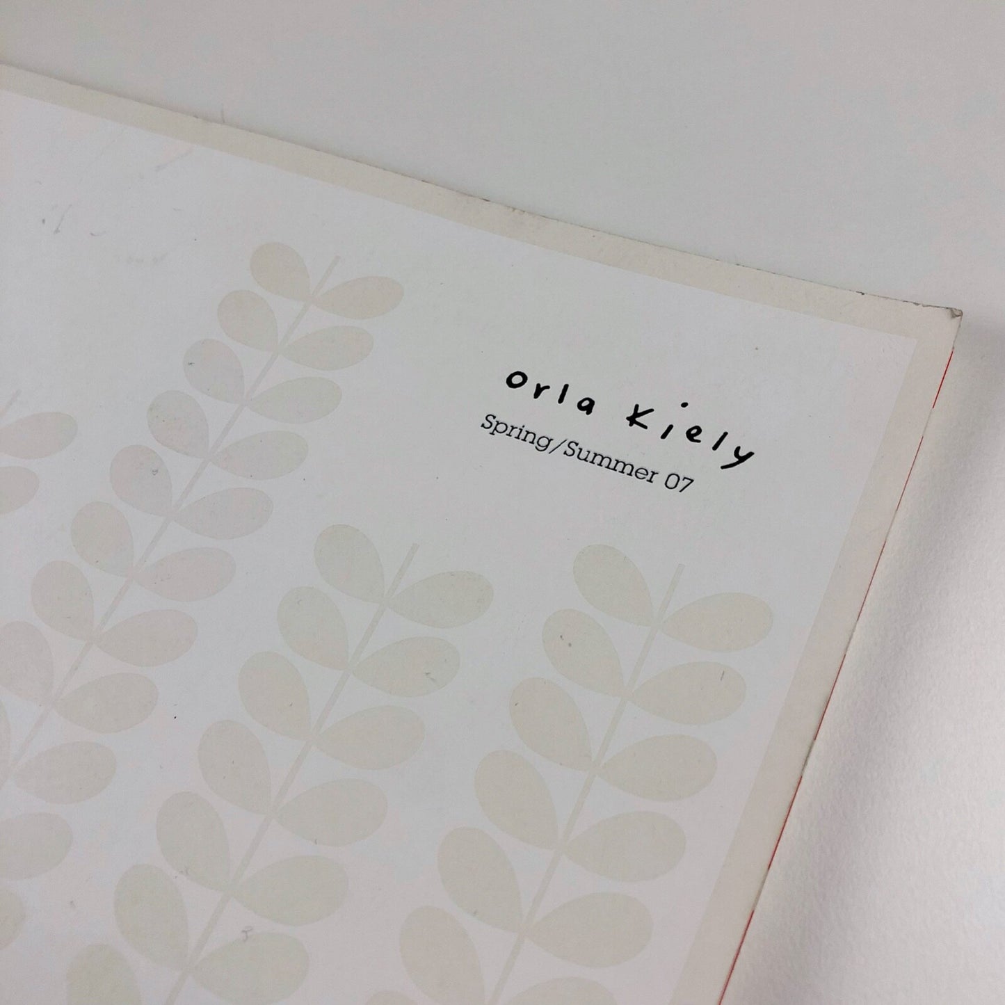 Orla Kiely brochure for Spring/Summer 2007