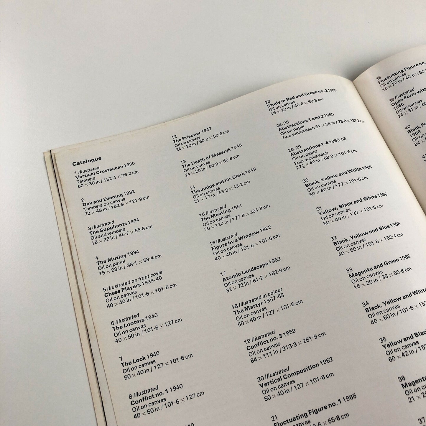 Merlyn Evans – Events and abstractions | Marlborough Fine Art, 1968 | Design by Gordon House