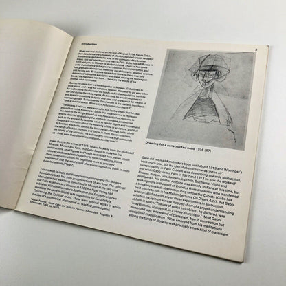 Naum Gabo – Constructions Paintings Drawings | Tate Gallery / Arts Council, 1966 | catalogue design Gordon House