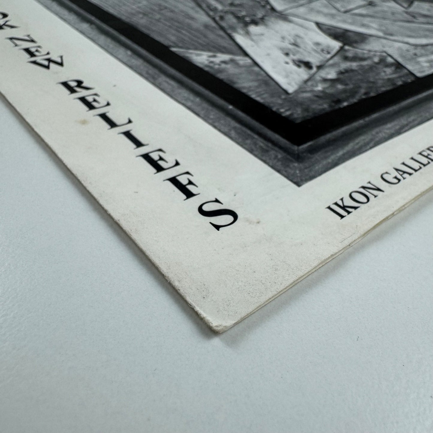 Leaflet for Harry Snook New Reliefs | Ikon Gallery Current Work Series 1, 1978