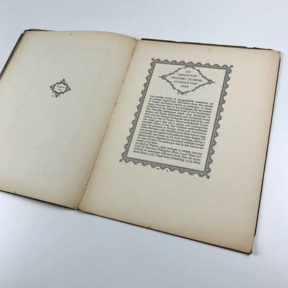 Monotype Flower Decorations type specimen booklet | Lanston Monotype, 1924