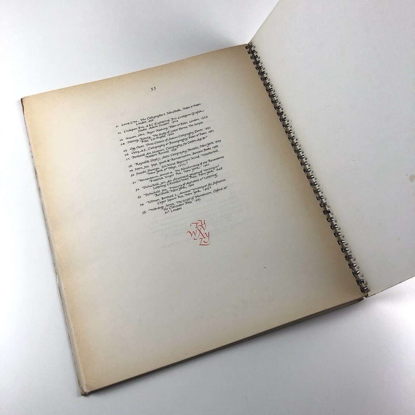 Written Letters – 22 Alphabets for Calligraphers | Jacqueline Svaren, 1980