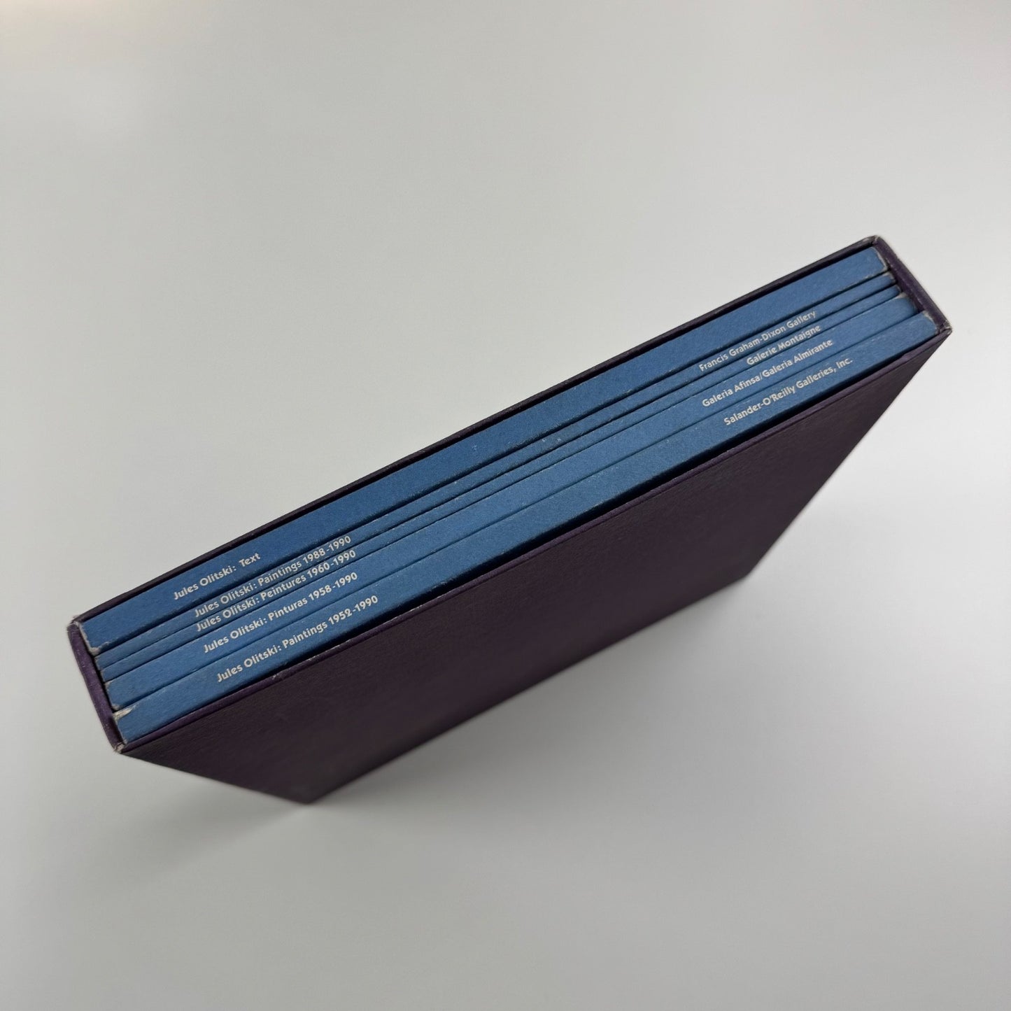 Jules Olitski. Five catalogues in slip case | Salander-O'Reilly Galleries, 1990
