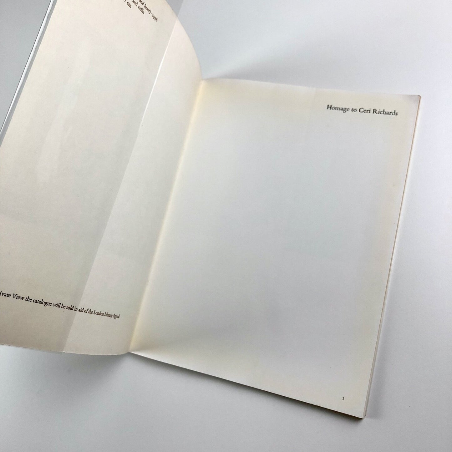 Homage to Ceri Richards 1903–1971 | Fischer Fine Art catalogue, 1972