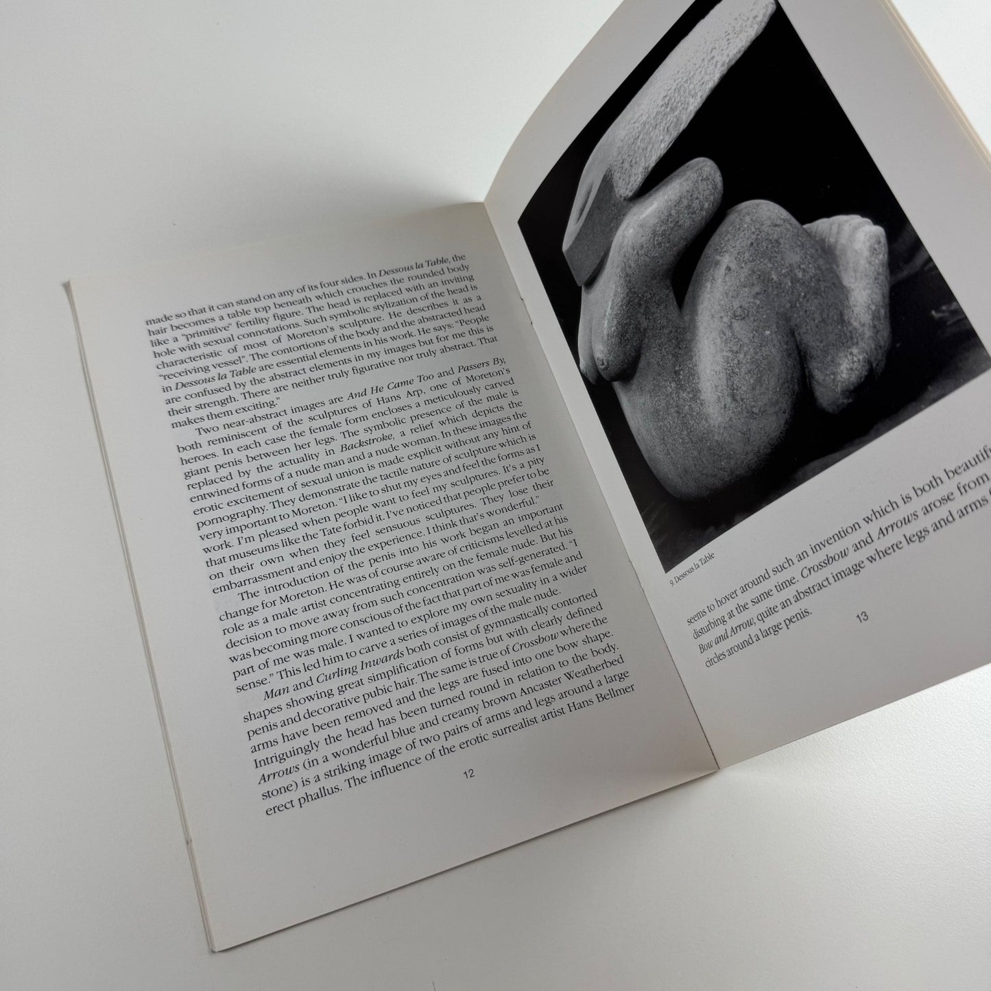 Nicolas Moreton. Stonecarving by Peter Webb | Goldmark Gallery, 1995