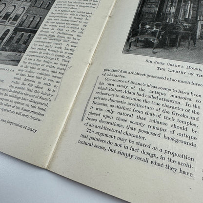 Architecture & Decoration of Robert Adam Sir John Soane by Arthur T. Bolton | Cantor Lectures delivered before the Royal Society of Arts on 3, 10 and 17 May 1920