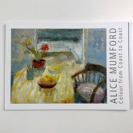 Alice Mumford. Colour from Coast to Coast | Folded card, invitation and price list, 2015