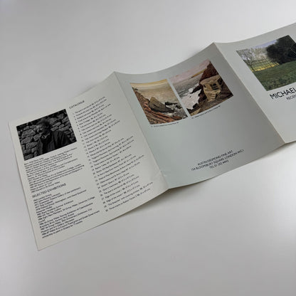 Folding card/catalogue for Michael Williams. Recent Landscapes | Austin/Desmond Fine Art undated c.1988