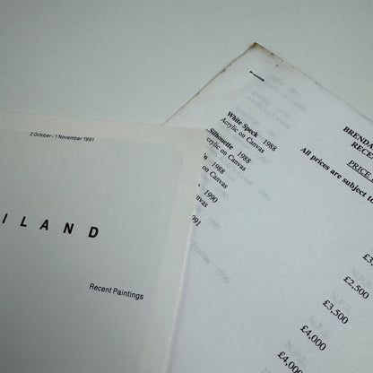 Brendan Neiland Recent Paintings | Fischer Fine Art London 1991