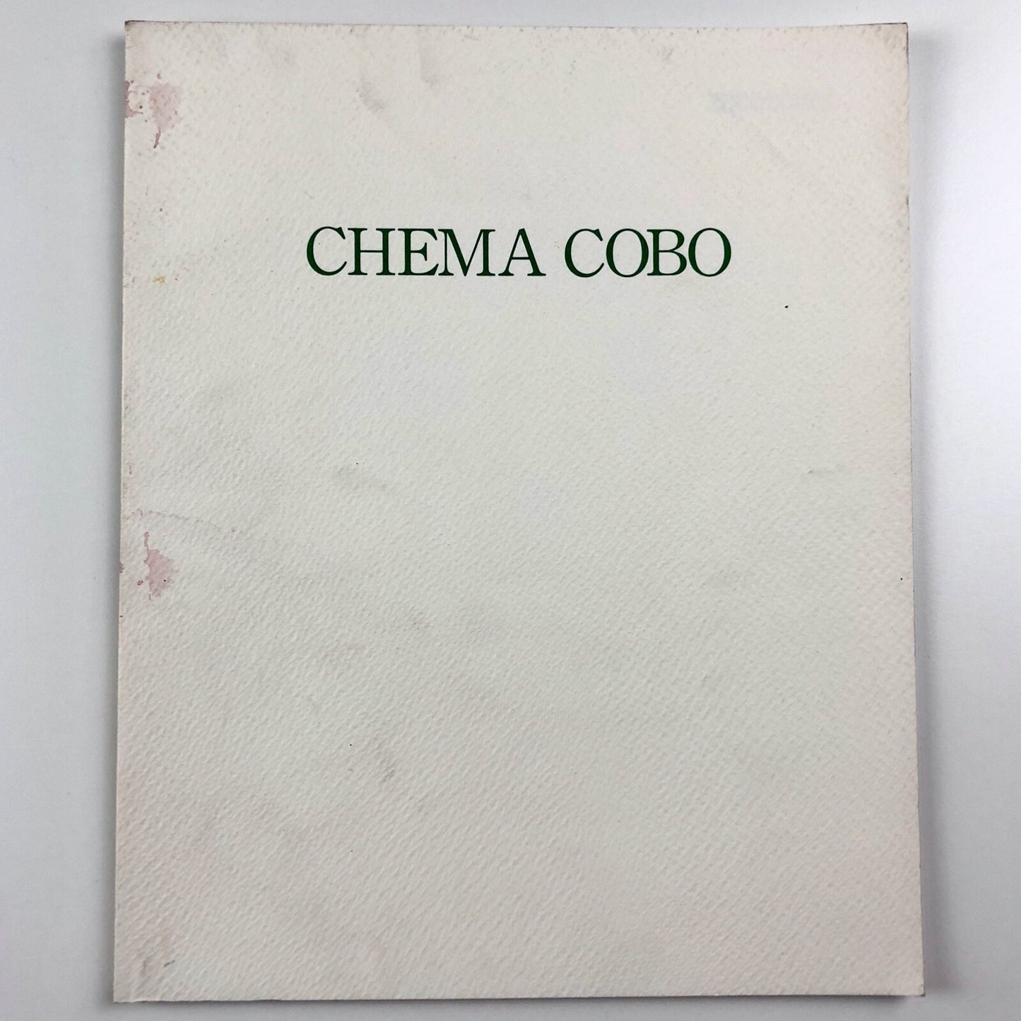 Chema Cobo | Akira Ikeda Gallery Nagoya Japan catalogue, October 1986