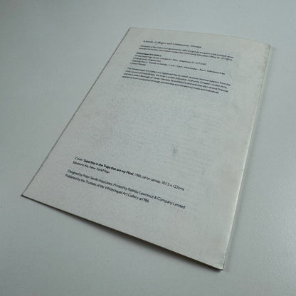 Leaflet for Jeffrey Dennis: Recent Paintings | New Gallery, 1986 text Stuart Morgan
