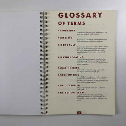 The Paper Book – Wiggins Teape Fine Papers Ltd | Foreword by David Sherlock, 1991