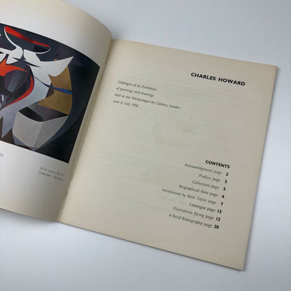 Charles Howard Paintings and drawings | Whitechapel Art Gallery, 1956 | introduction by Basil Taylor