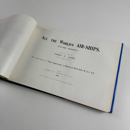 Jane’s all the world’s airships ed Fred T. Jane David & Charles reprint 1969