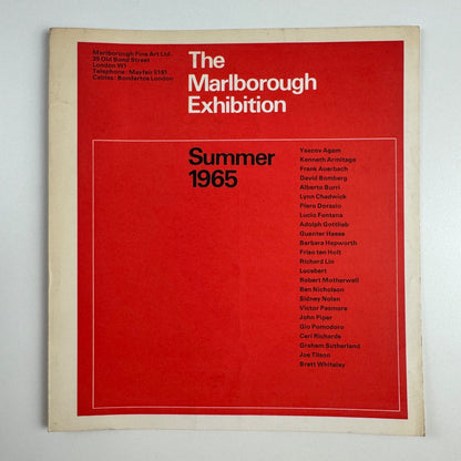 The Marlborough Exhibition Summer 1965 cat.no. 169 design by Gordon House
