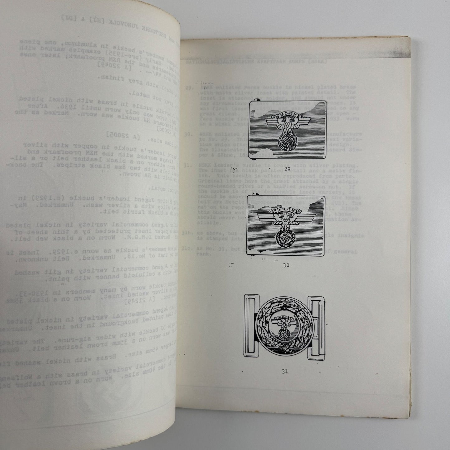German Belt Buckles 1919-1945 Thomas Reid & John J. Nauer November 1973