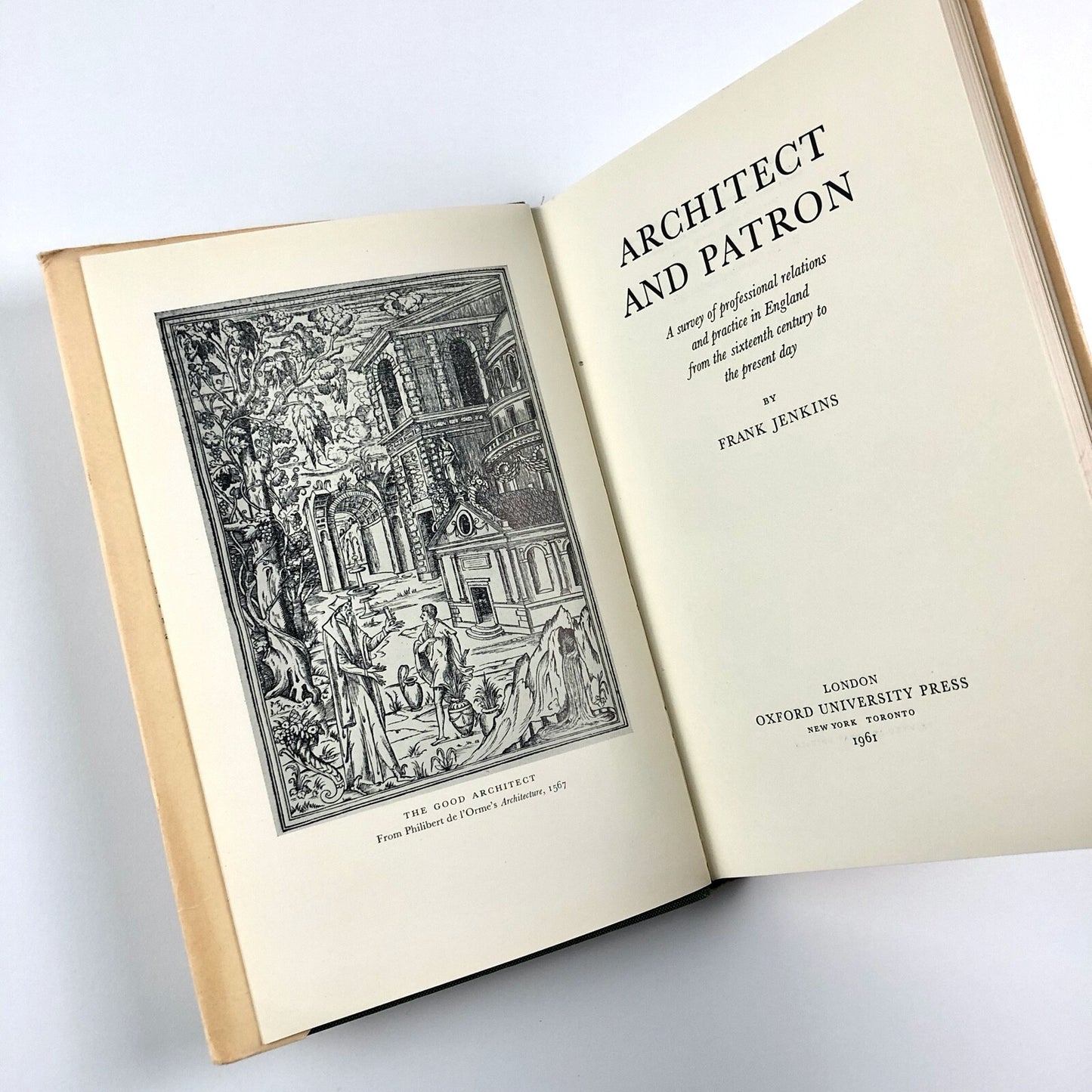 Architect and Patron by Frank Jenkins | University of Durham Publications | Oxford University Press, 1961