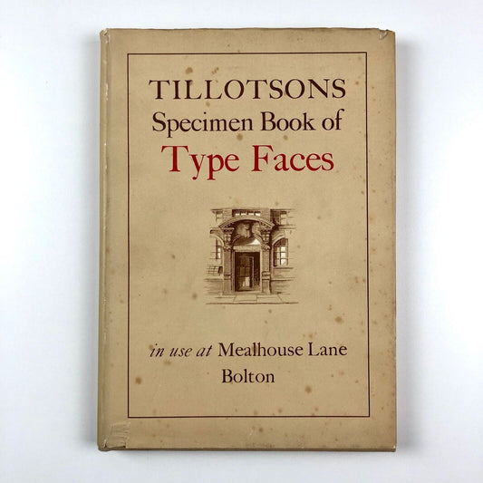 Tillotsons Specimen Book of Type Faces 1949 | Bookplate Peter C.G. Isaac