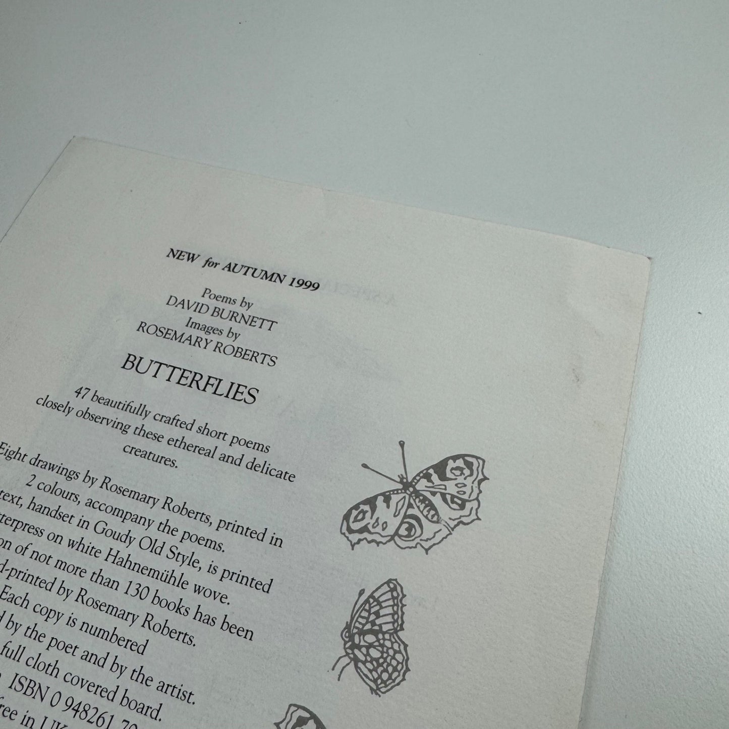 Books from the Celtic Press 1998/9 Stained Glass Windows, Butterflies, Angels