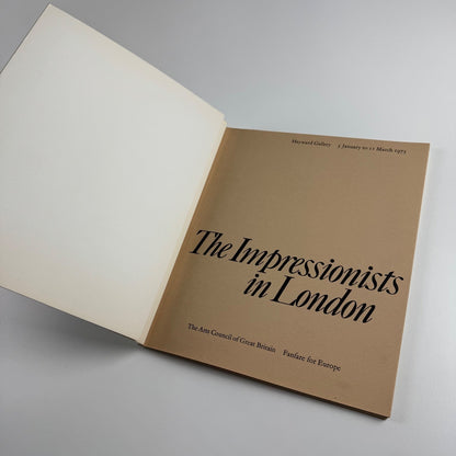 The Impressionists in London | Arts Council Hayward Gallery, 1973