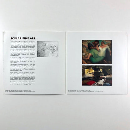 Modern British: Paintings, Drawings, Sculpture exhibition | Scolar Fine Art folded card, 2000