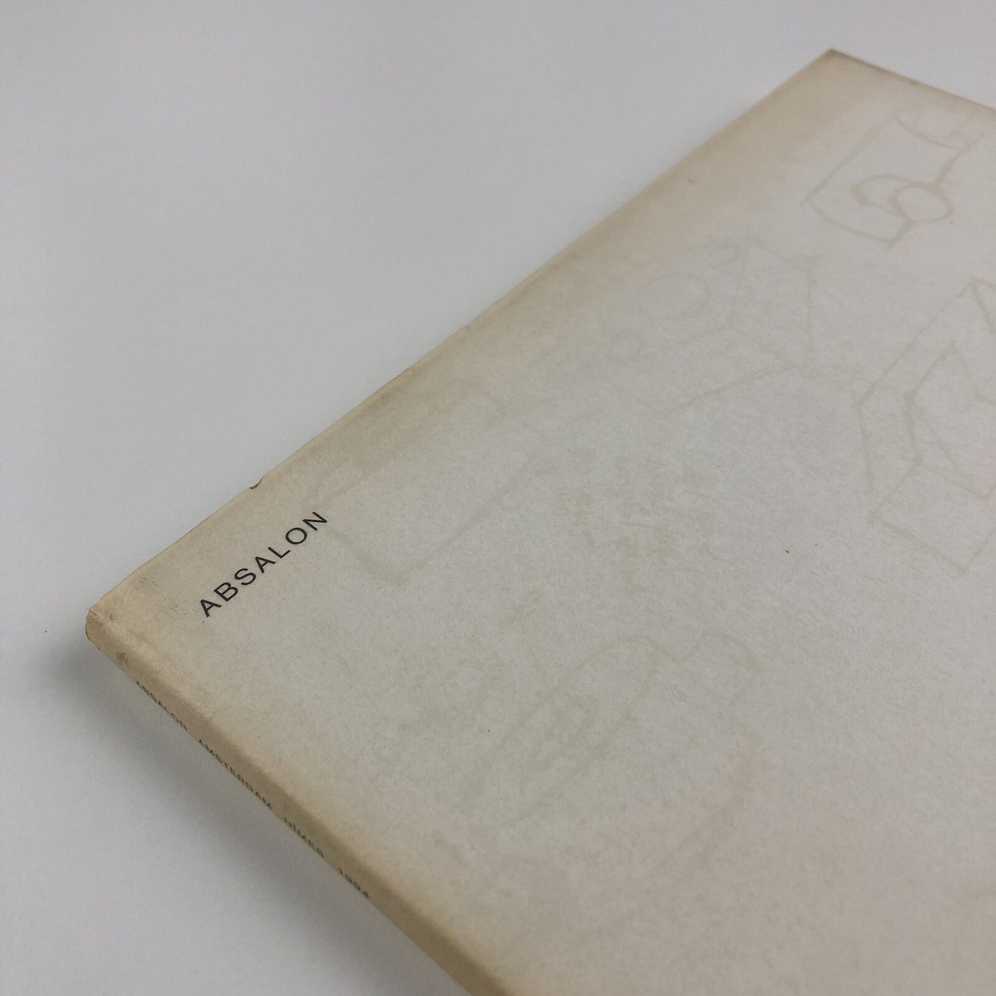 Absalon | De Appel, Amsterdam & Carre d'art Nimes exhibition catalogue, 1994