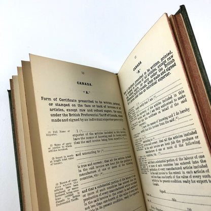 Birmingham Jewellers & Silversmiths – British Colonial and Foreign Tariffs, 1903