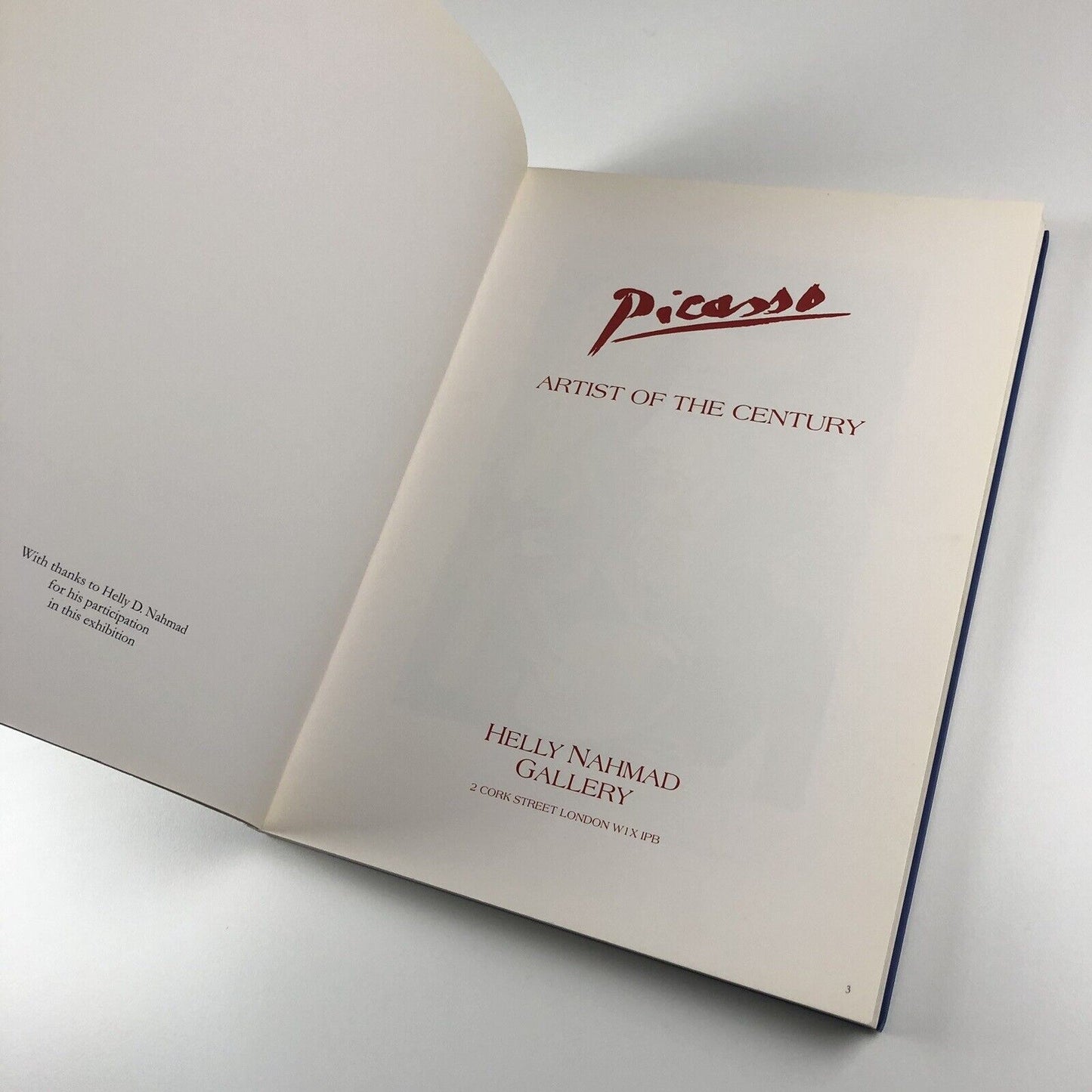 Picasso. Artist of the century | Helly Nahmad Gallery, 1998