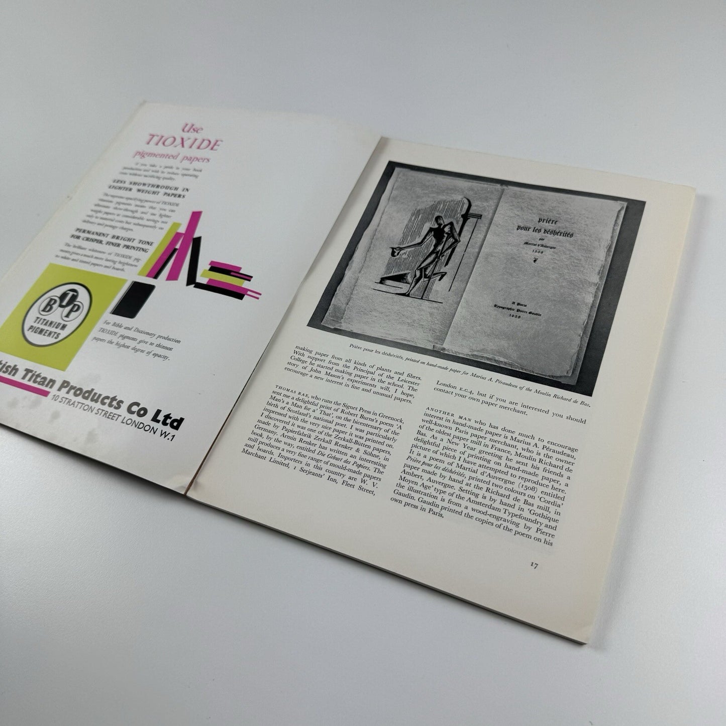 Book Design and Production – Vol 2 No 1 1959 | Printing News Ltd | Editor James Moran