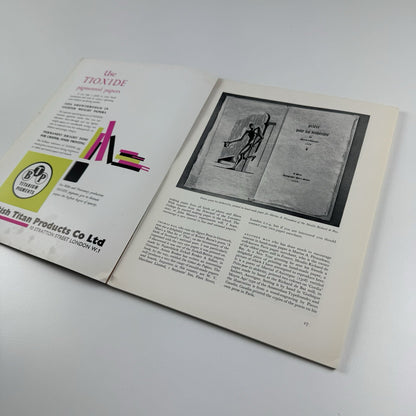Book Design and Production – Vol 2 No 1 1959 | Printing News Ltd | Editor James Moran