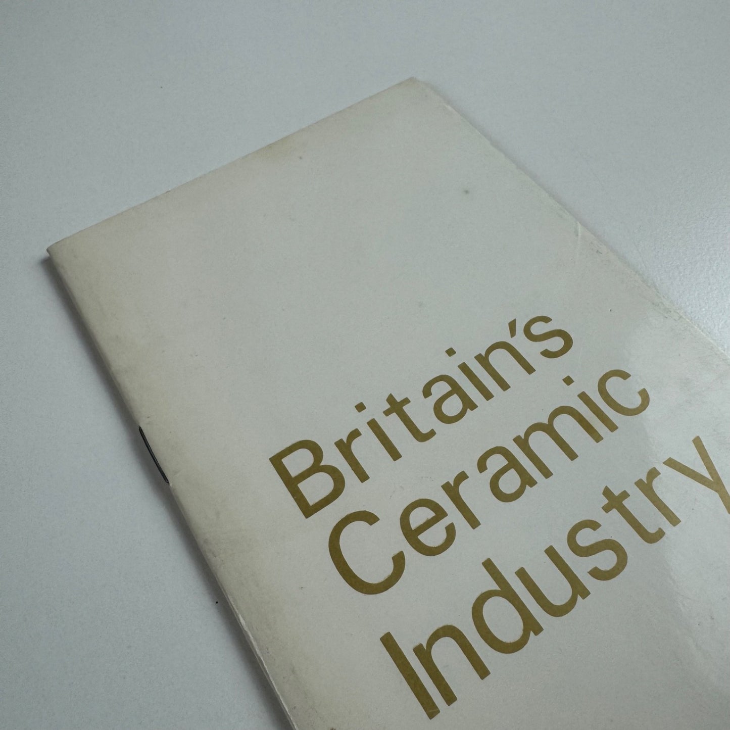 Leaflet Britain's Ceramic Industry British Ceramic Manufacturers Federation 1976