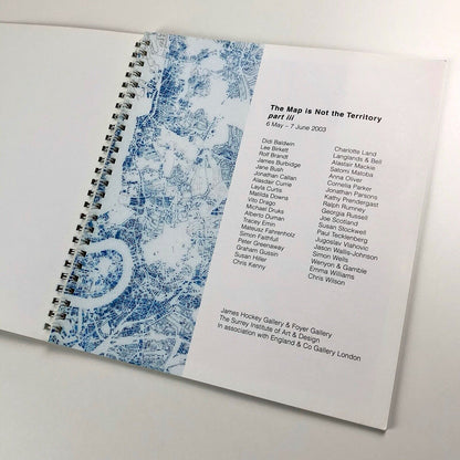 The Map is Not the Territory part iii | James Hockey & Foyer Gallery, 2003