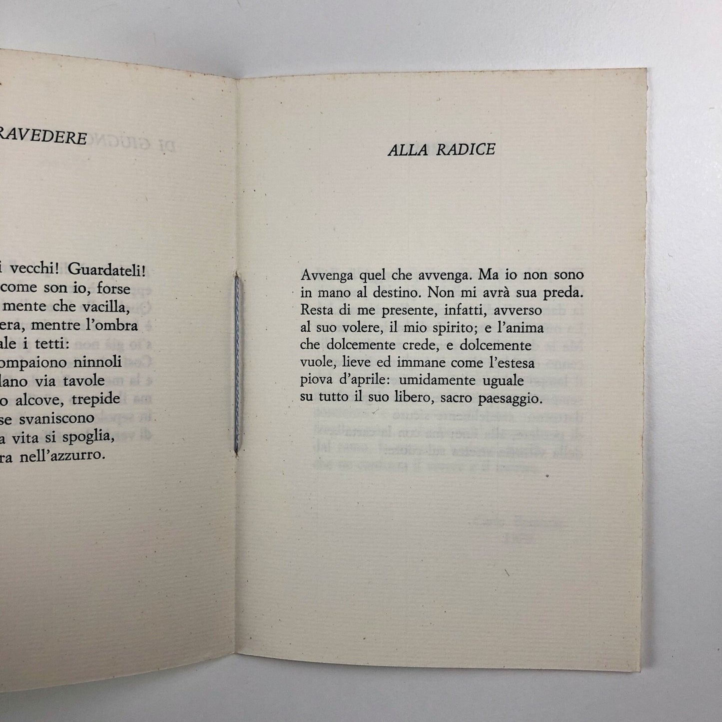 Lo Stravedere by Carlo Betocchi | Edited by Bino Rebellato / Padua, 1970