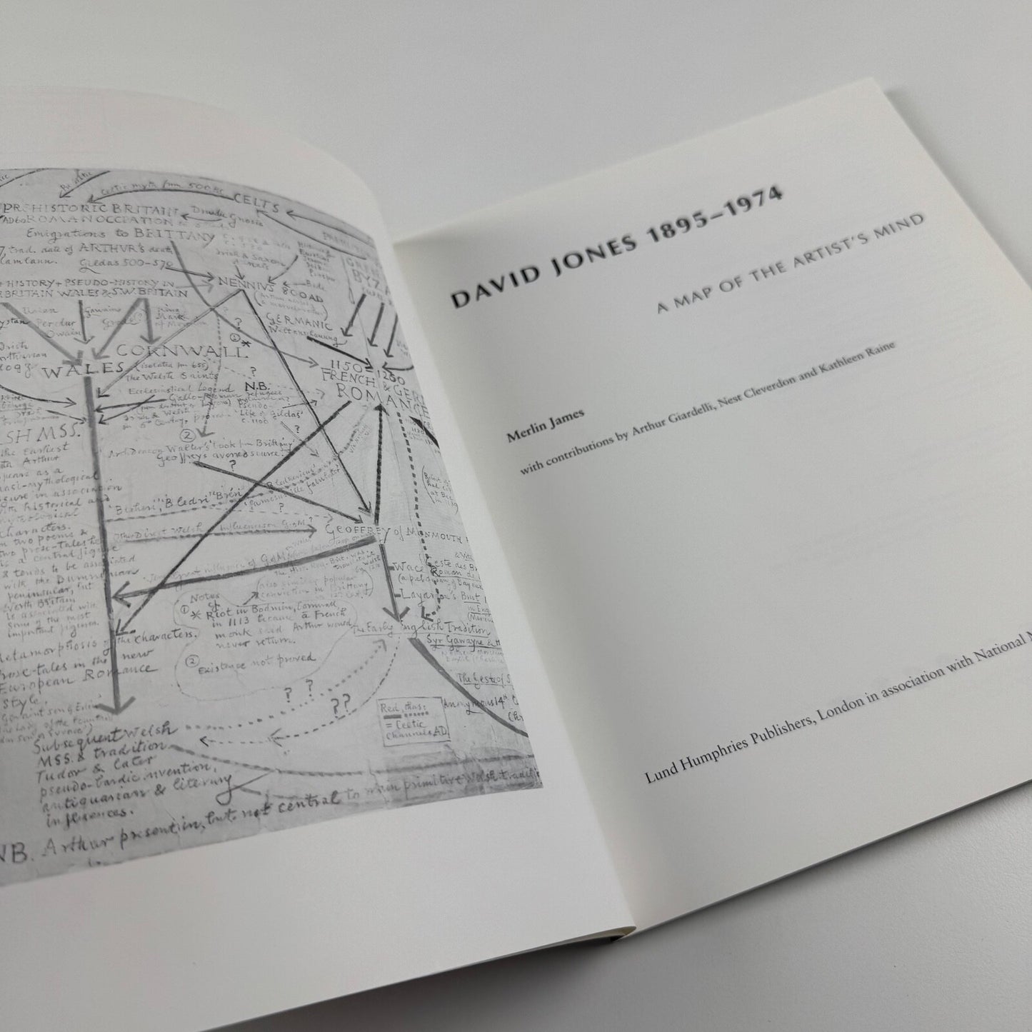 David Jones 1895-1974. A map of the artist’s mind by Merlin James | National Museums of Wales/Lund Humphries, 1995