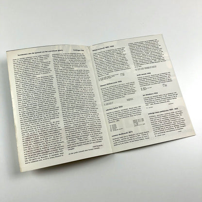 Warashauer Ghetto | Nieumarkt Amsterdam Stedelijk fold-out catalogue/poster 1961