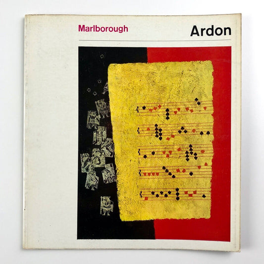Mordecai Ardon | Marlborough Fine Art exhibition catalogue, 1962 | Design by Gordon House