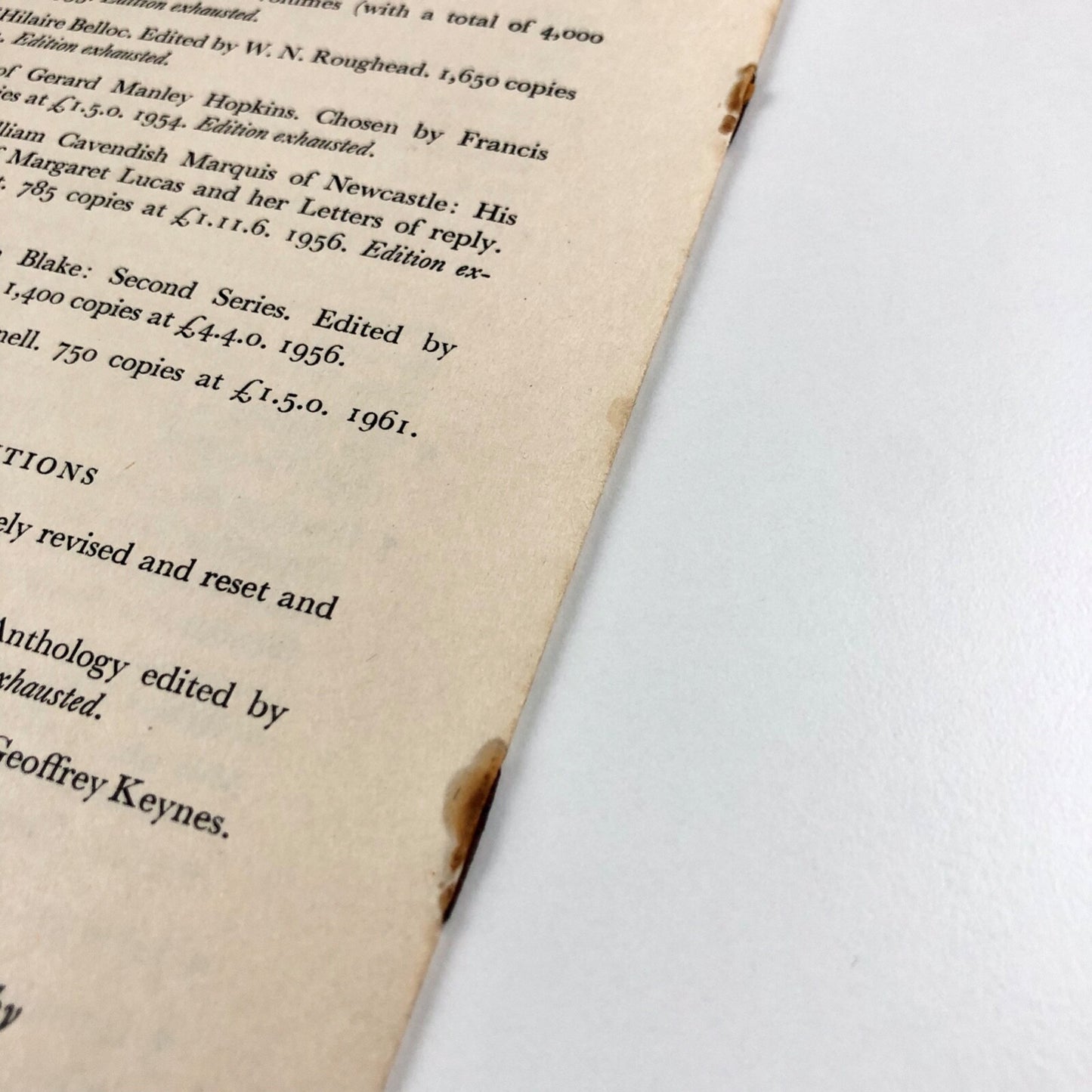Prospectus for The Bible, September 1963 | Designed by Francis Meynell and printed by the University Press Oxford and the University Press Cambridge | Nonesuch Press