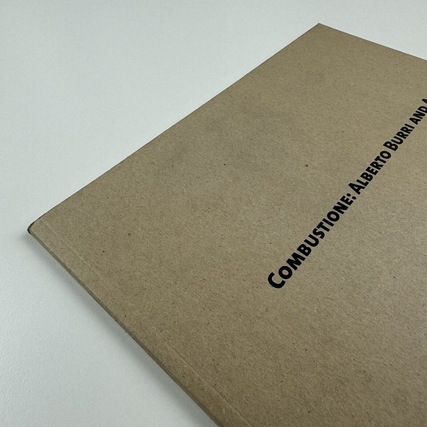 Combustione: Alberto Burri and America | Santa Monica Museum of Art catalogue, 2010