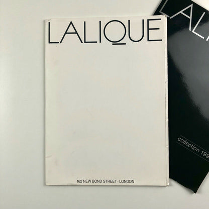 Lalique Collection, 1993 brochure – plus folder of information on Lalique