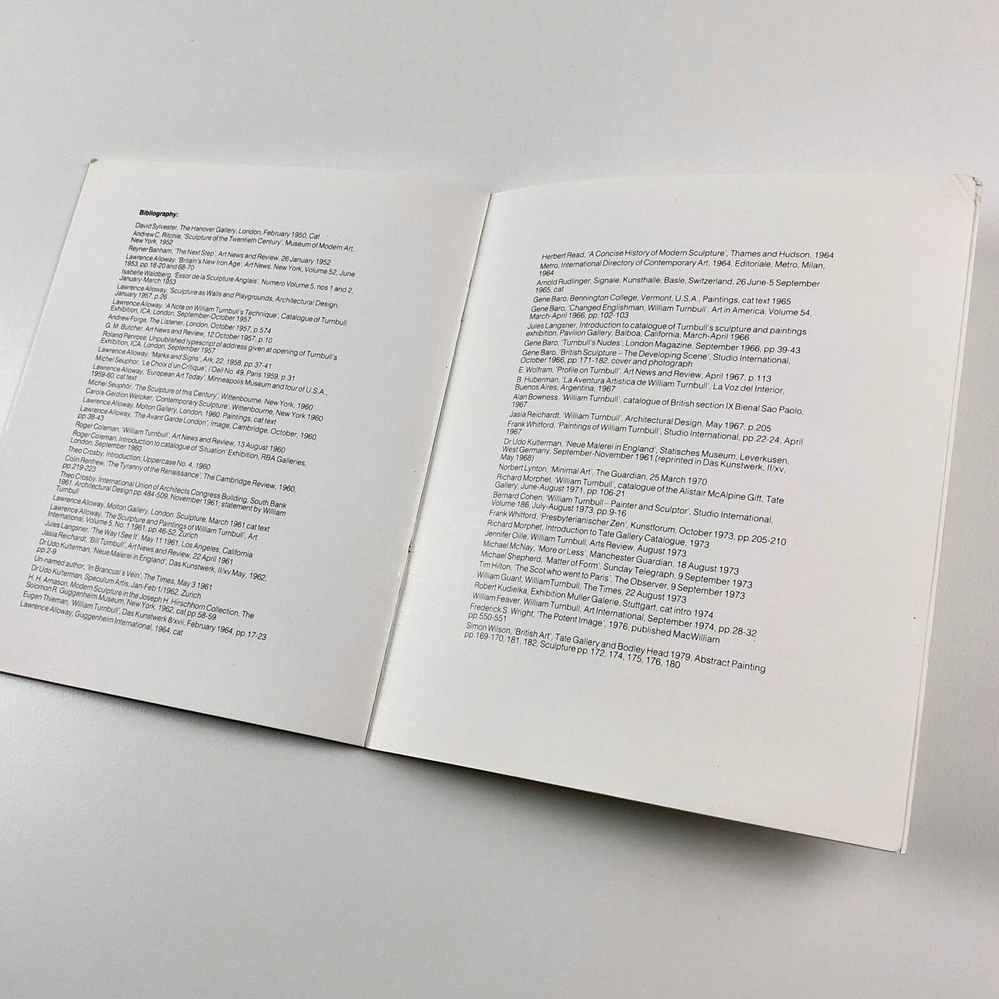 William Turnbull | Waddington Galleries exhibition catalogue, 1981