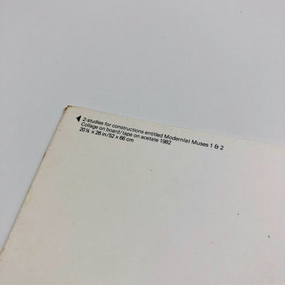 Michael Craig-Martin – Constructions and wall drawings | Waddington Galleries exhibition card, 1982