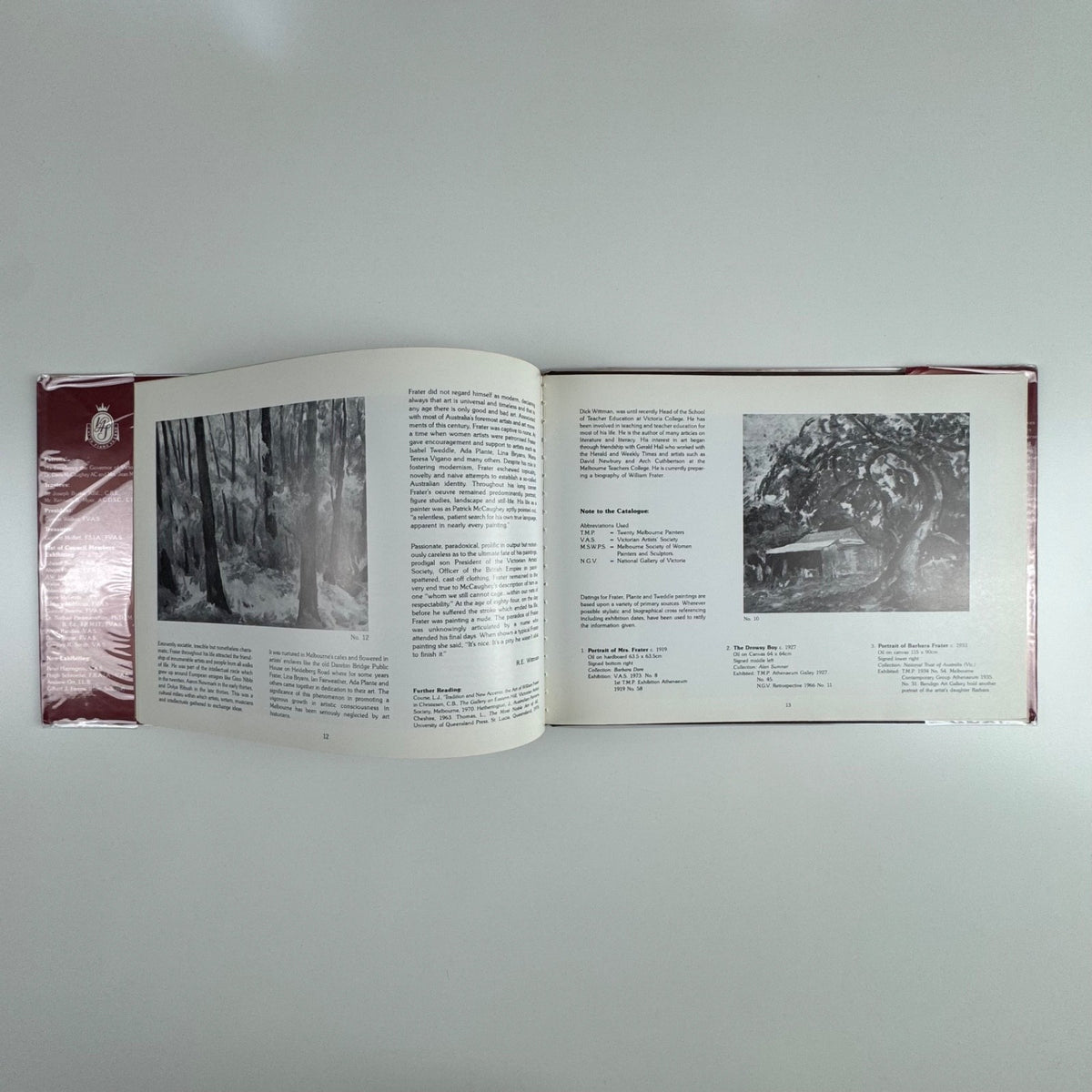 The Melbourne Modernists. Frater, Plante, Shore, Tweddle | Victorian Artists’ Society Melbourne, 1990