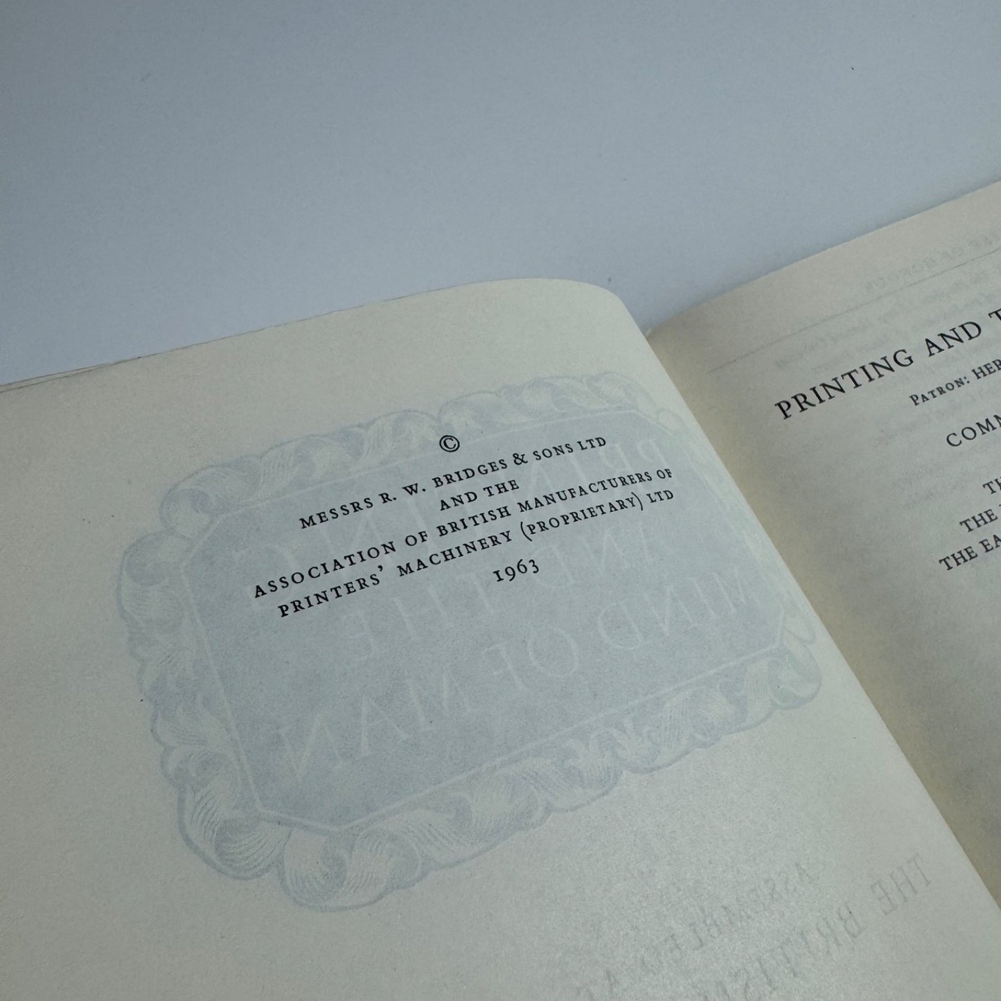 Printing and the Mind of Man | British Museum and Earls Court, London, 1963