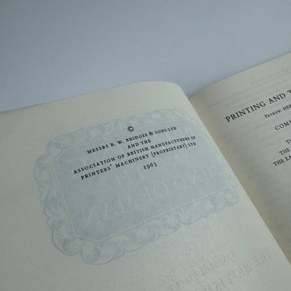 Printing and the Mind of Man | British Museum and Earls Court, London, 1963