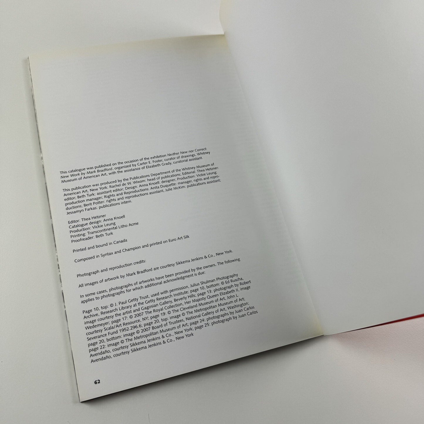 Neither New nor Correct – New Work by Mark Bradford | The Whitney Museum of Art, 2007