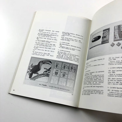 Alphabets Exposition organisée par Massin Musée Galerie de la Seita 1986/7 | Exhibition catalogue, 1987