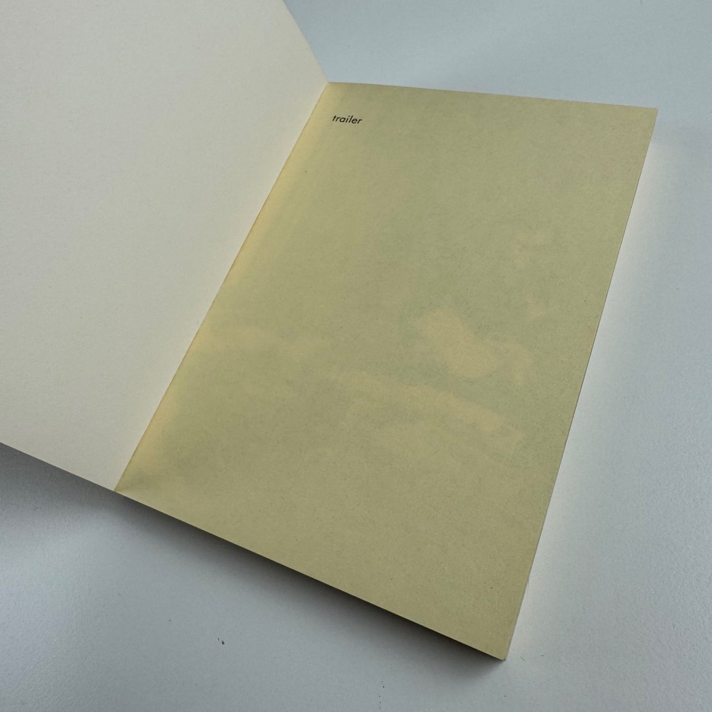 Trailer by Tom Phillips. From an edition of 500 signed and lettered edition Hansjorg Mayer