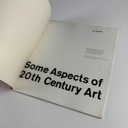 Some Aspects of 20th Century Art | Marlborough July-August 1961